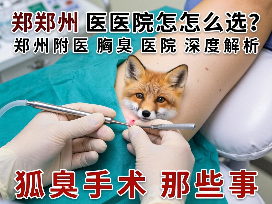 狐臭手术郑州医院怎么选？郑州附医腋臭医院深度解析狐臭手术那些事