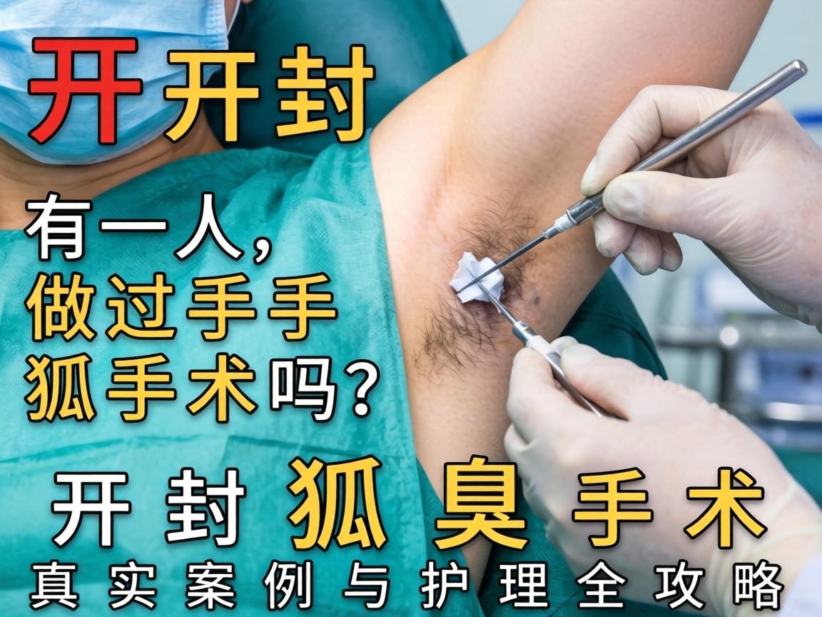 开封有人做过狐臭手术吗？开封狐臭手术真实案例与护理全攻略