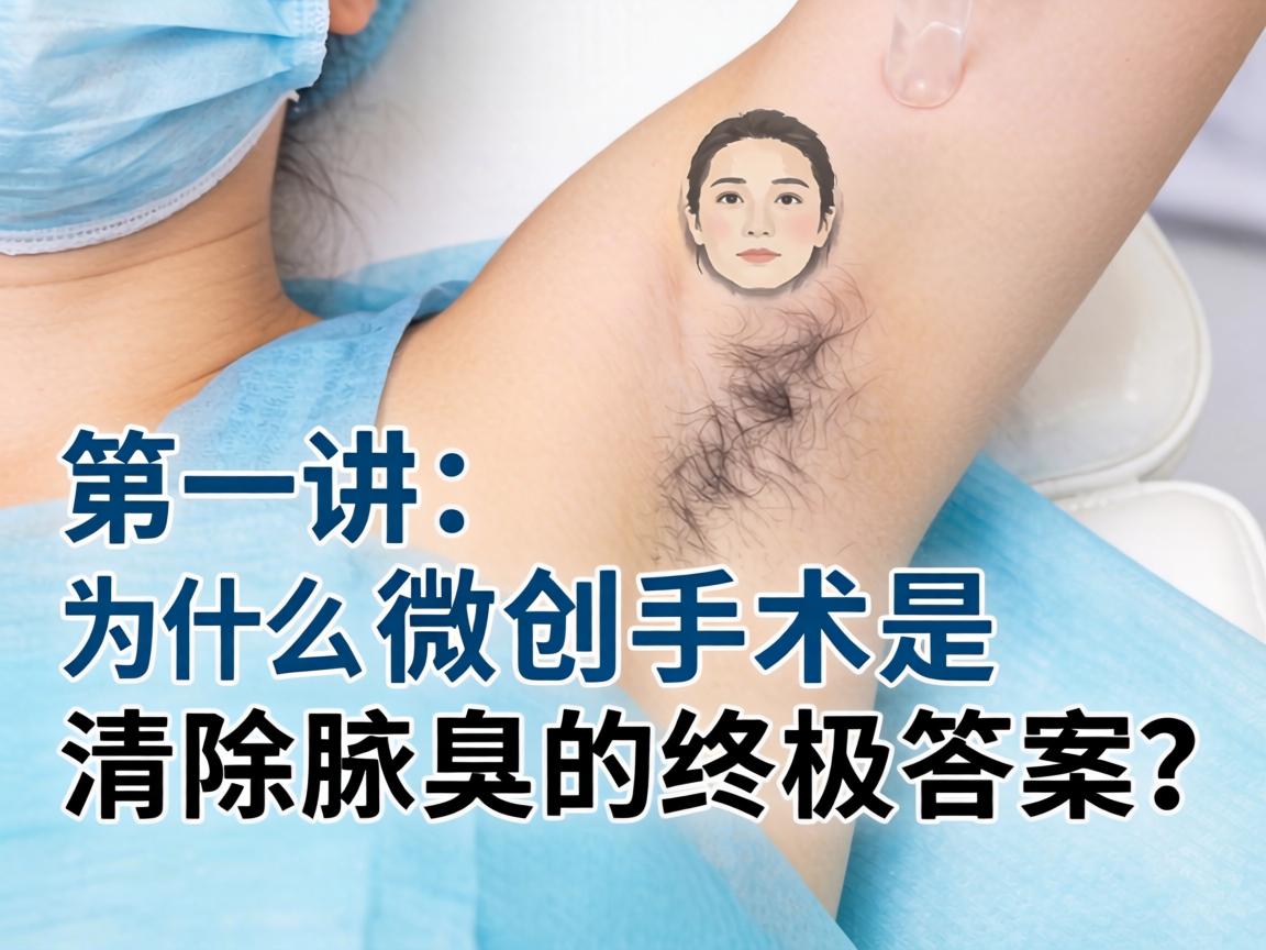 第一讲，为什么微创手术是清除腋臭的终极答案？