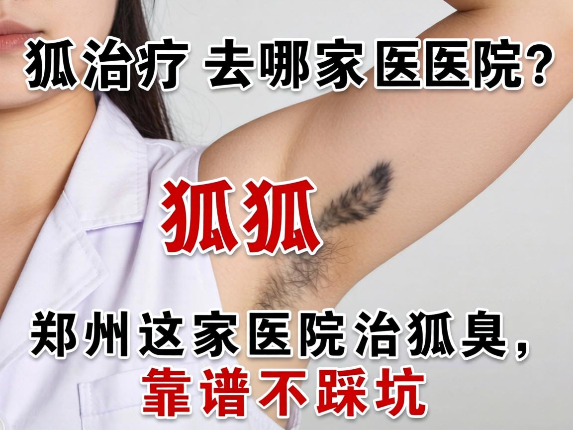 狐臭治疗去哪家医院？郑州这家医院治狐臭，靠谱不踩坑
