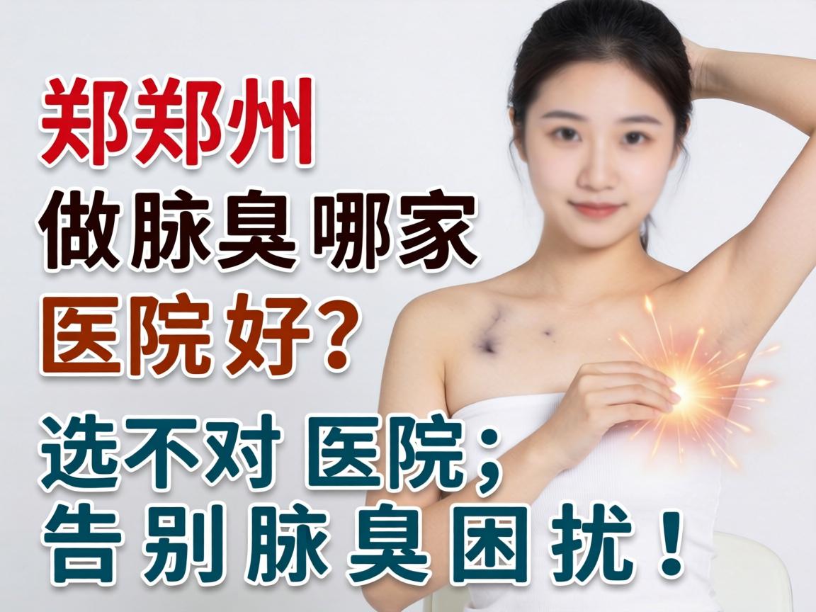 郑州做腋臭哪家医院好？选对医院，告别腋臭困扰！
