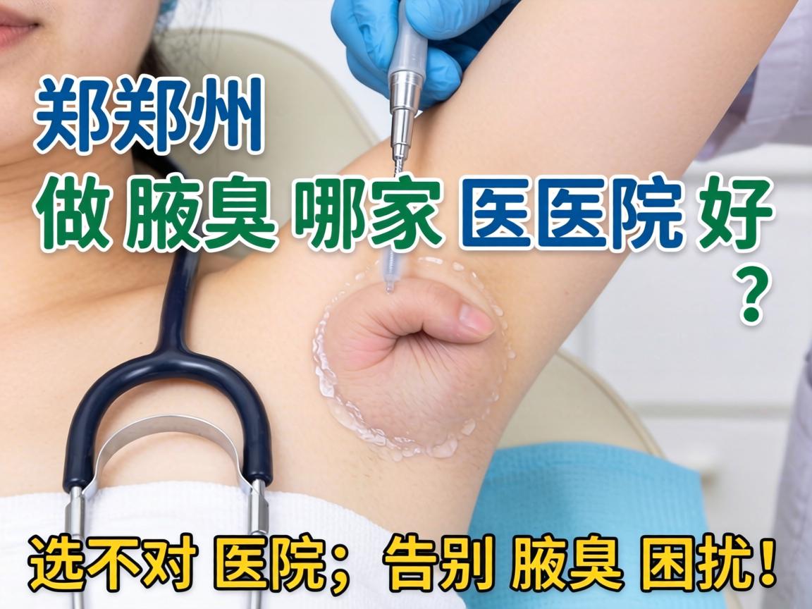 郑州做腋臭哪家医院好？选对医院，告别腋臭困扰！