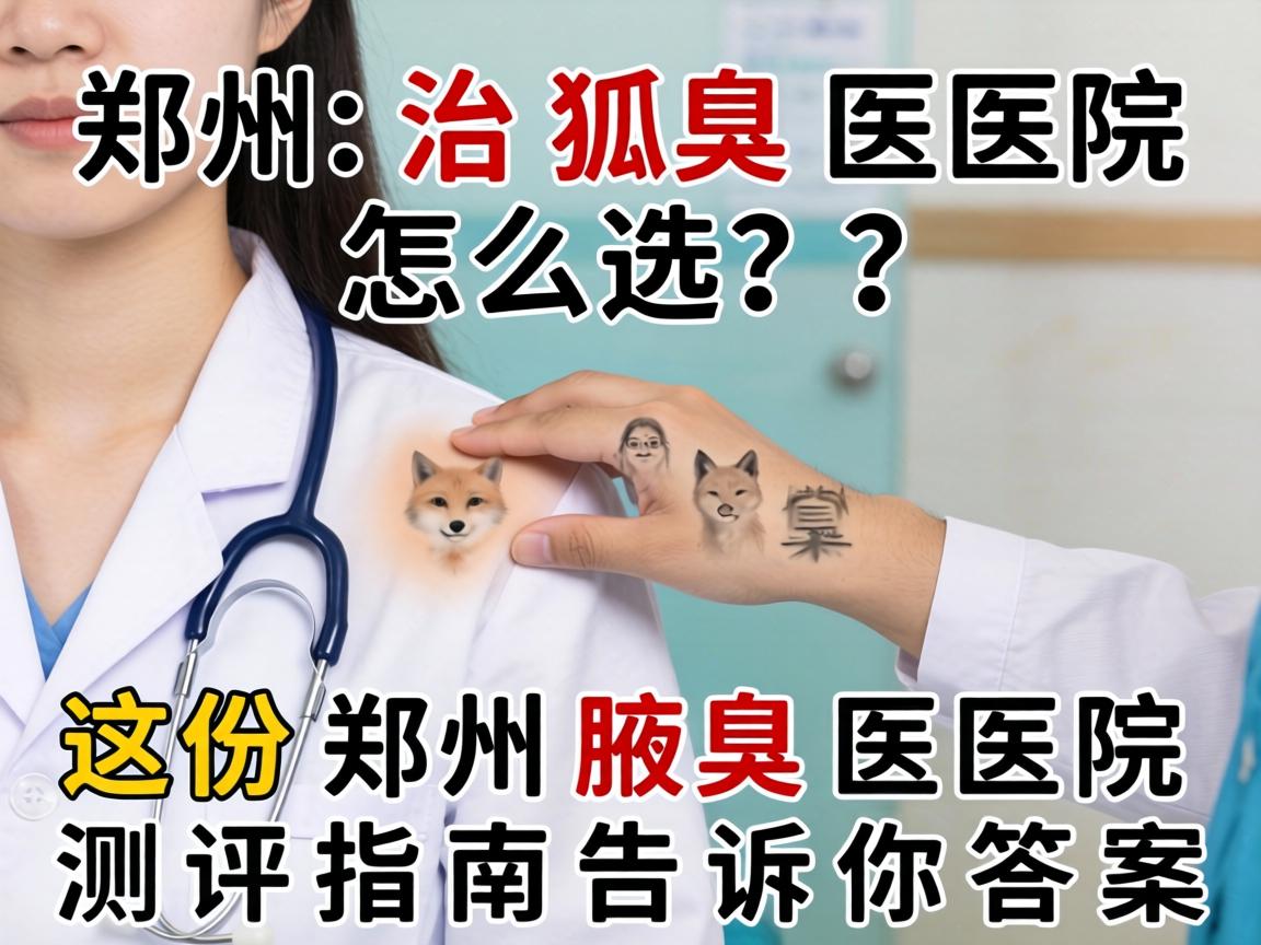 郑州治狐臭医院怎么选？这份郑州腋臭医院测评指南告诉你答案