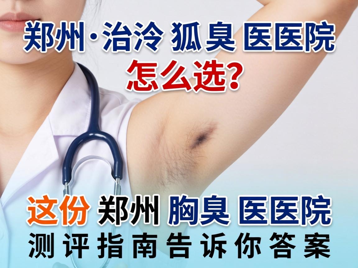 郑州治狐臭医院怎么选？这份郑州腋臭医院测评指南告诉你答案