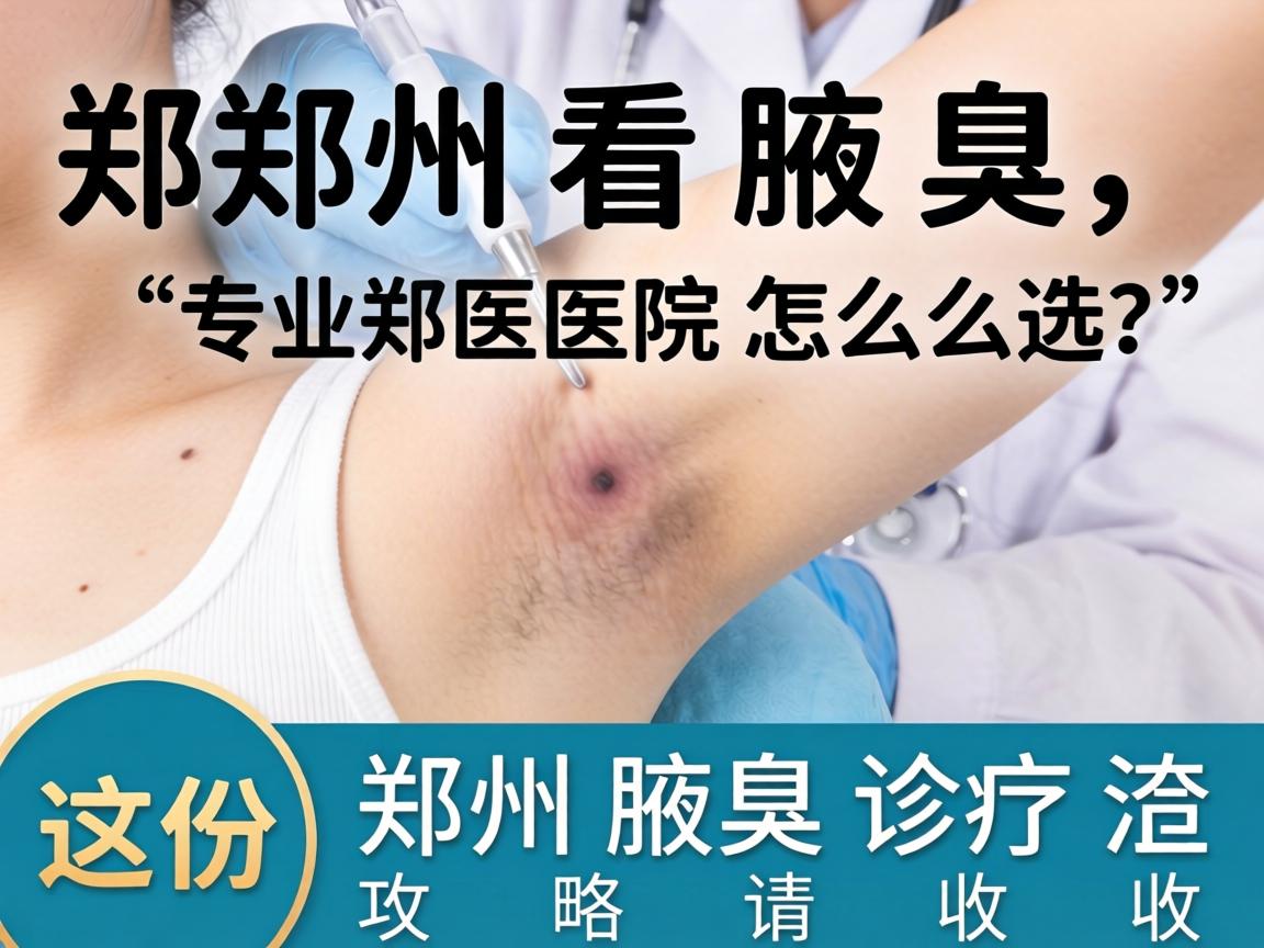 郑州看腋臭，专业医院怎么选？这份郑州腋臭诊疗攻略请收好