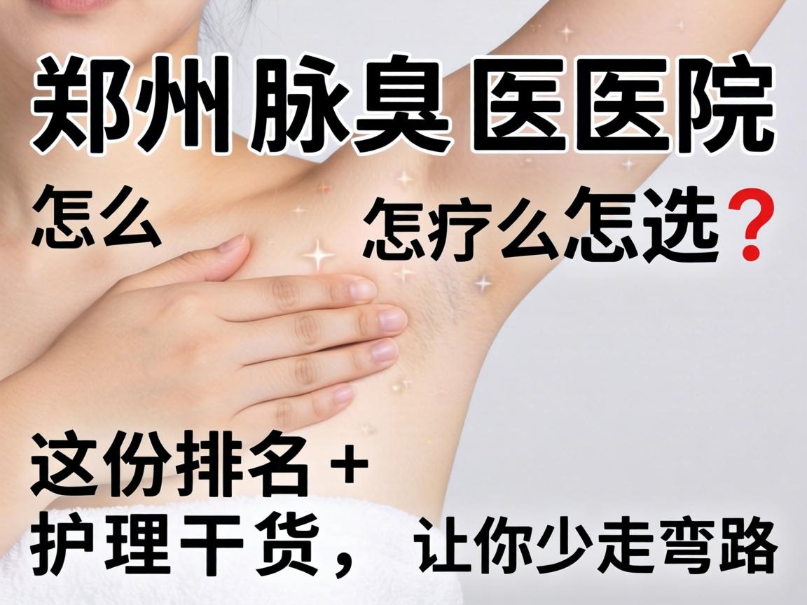 郑州腋臭医院怎么选？这份排名+护理干货，让你少走弯路