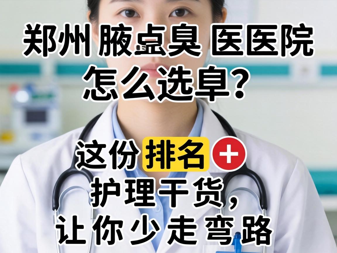 郑州腋臭医院怎么选？这份排名+护理干货，让你少走弯路