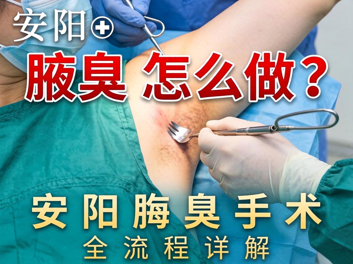 安阳腋臭手术怎么做？安阳腋臭手术全流程详解