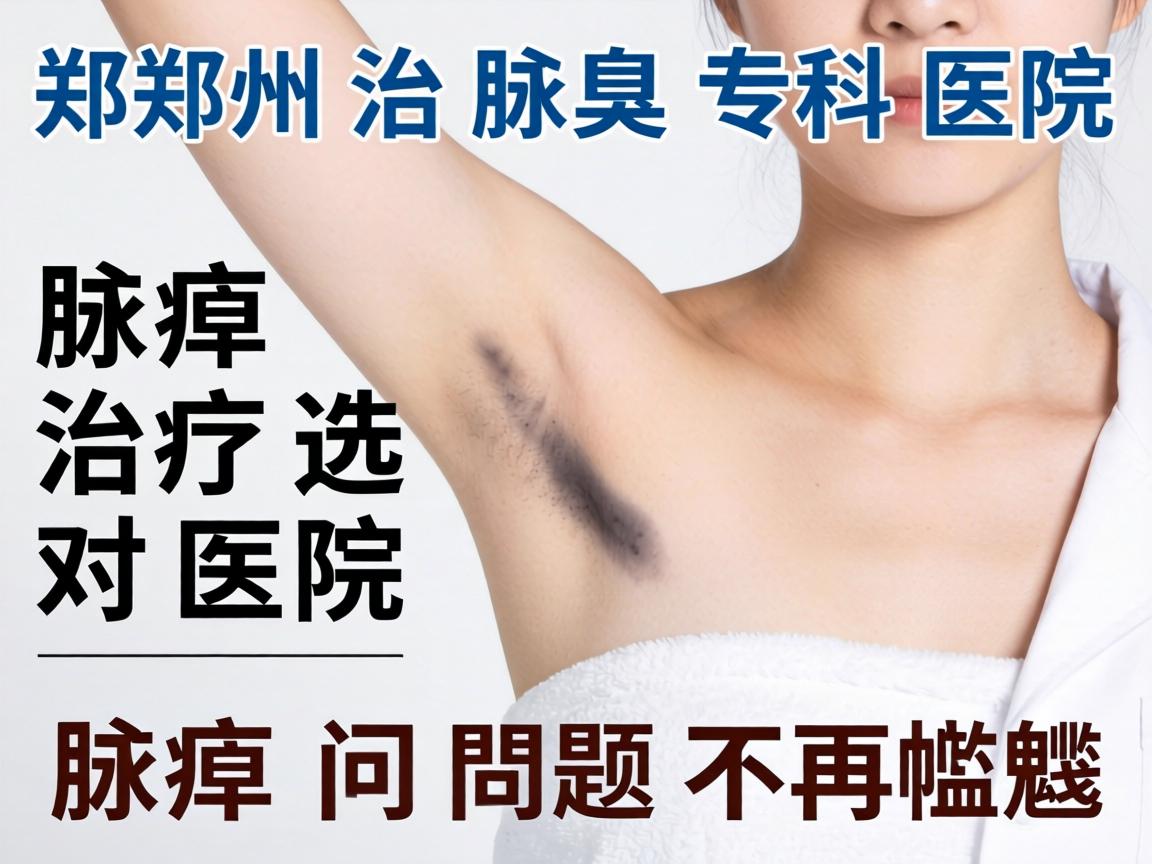 郑州治腋臭专科医院，腋臭治疗选对医院，腋臭问题不再尴尬
