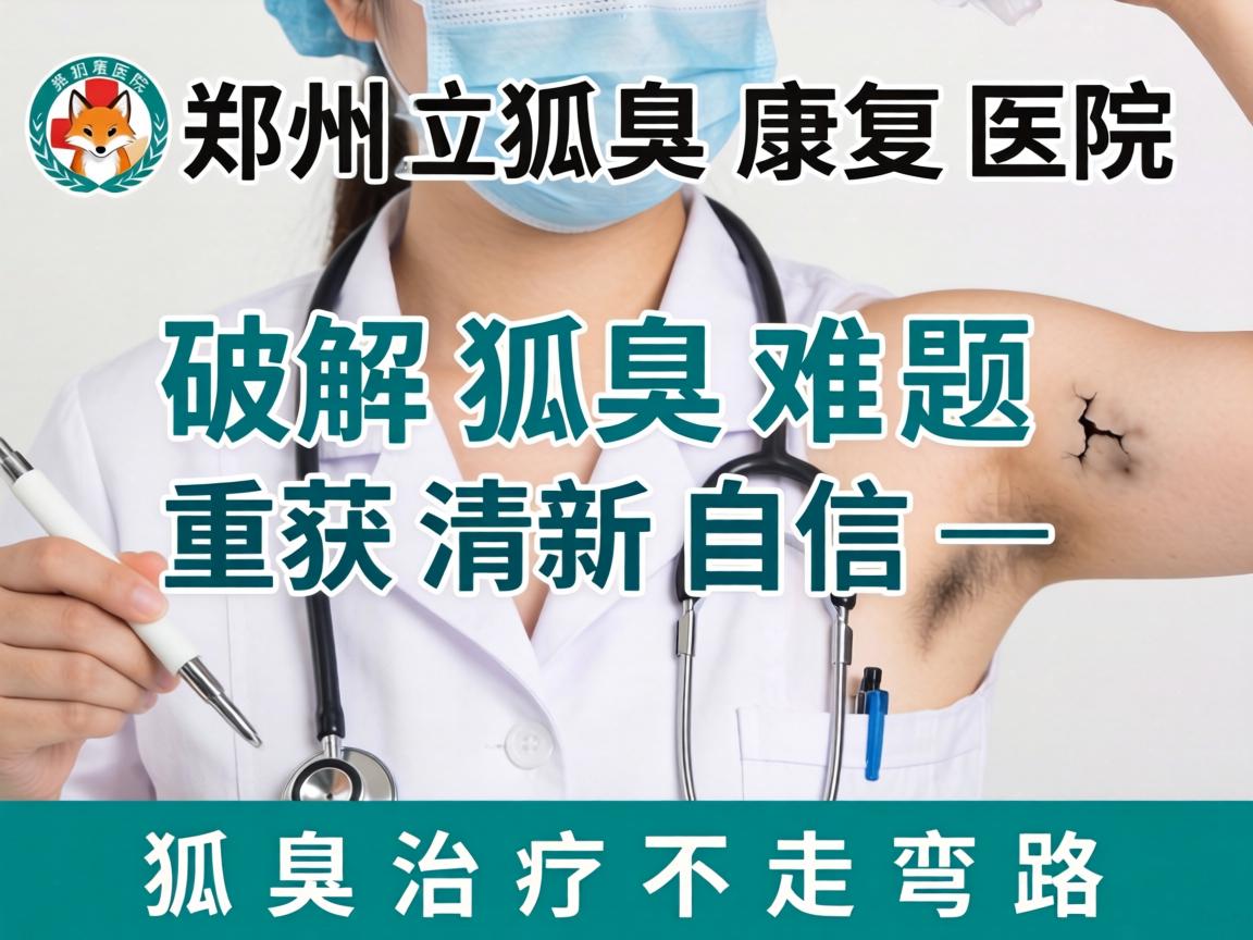 郑州狐臭康复医院，破解狐臭难题，重获清新自信—狐臭治疗不走弯路