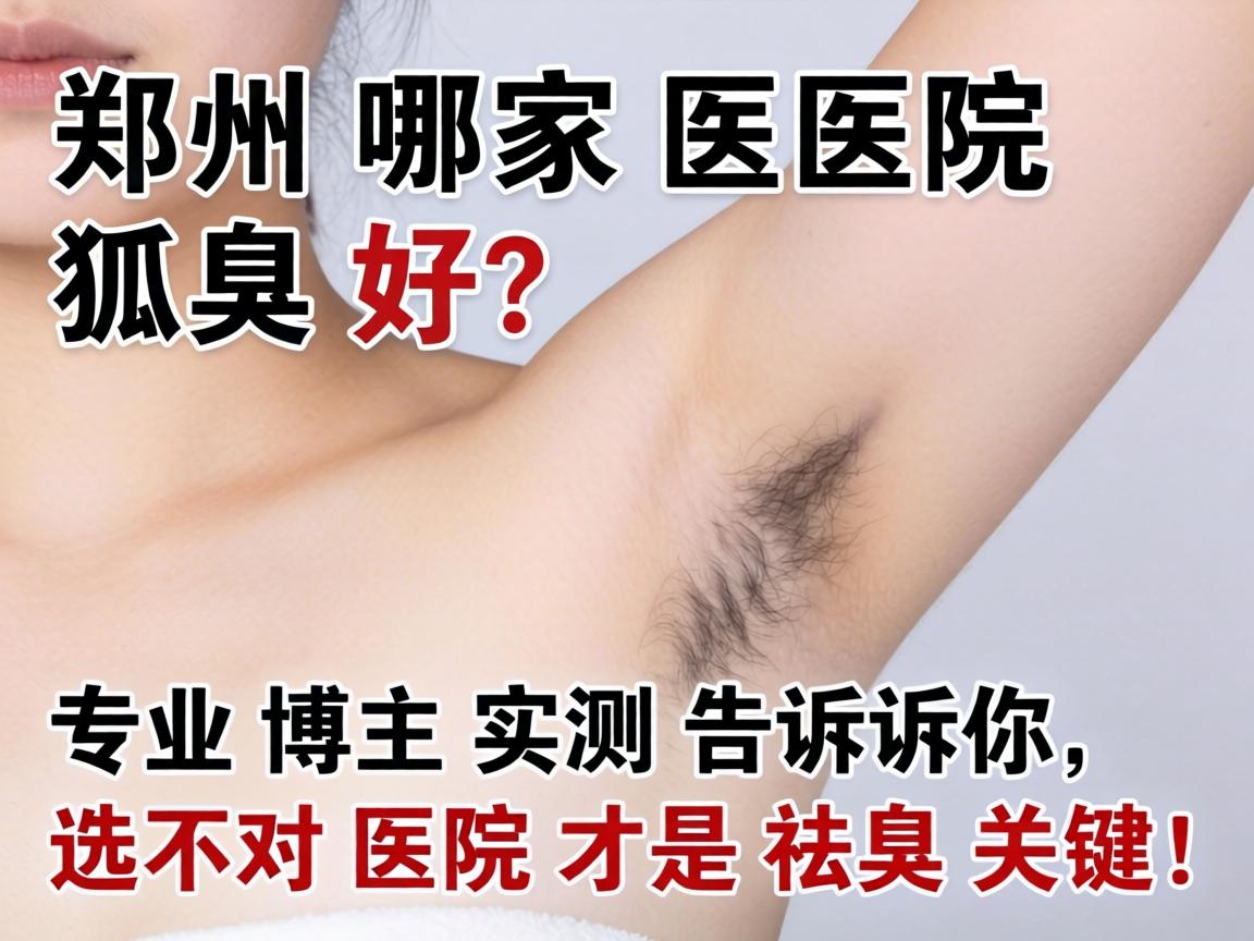 郑州哪家医院狐臭好？专业博主实测告诉你，选对医院才是祛臭关键！