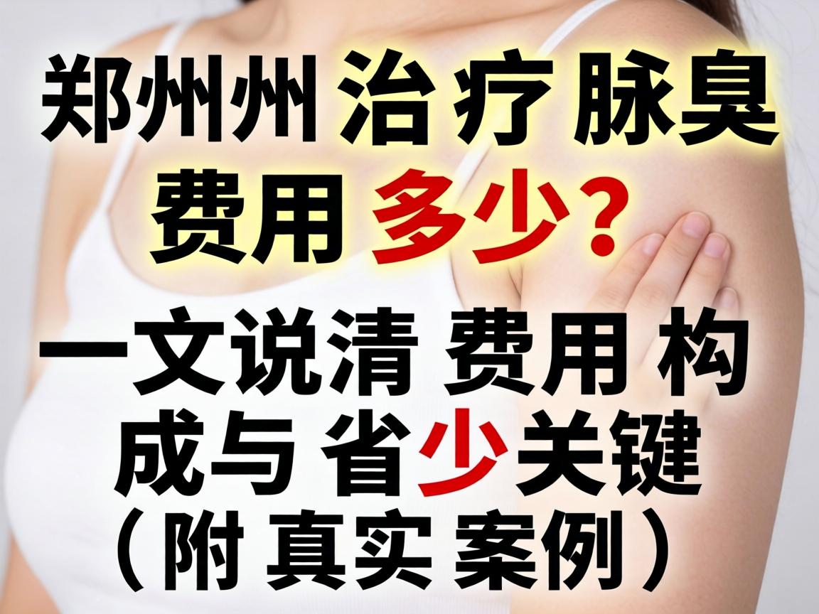 郑州治疗腋臭费用多少？一文说清费用构成与省钱关键（附真实案例）
