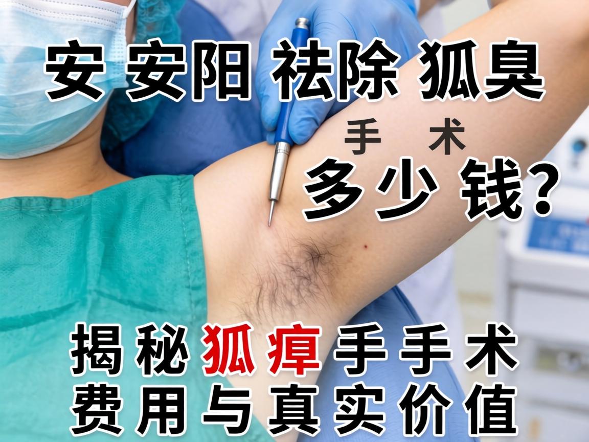 安阳祛除狐臭手术多少钱？揭秘狐臭手术费用与真实价值
