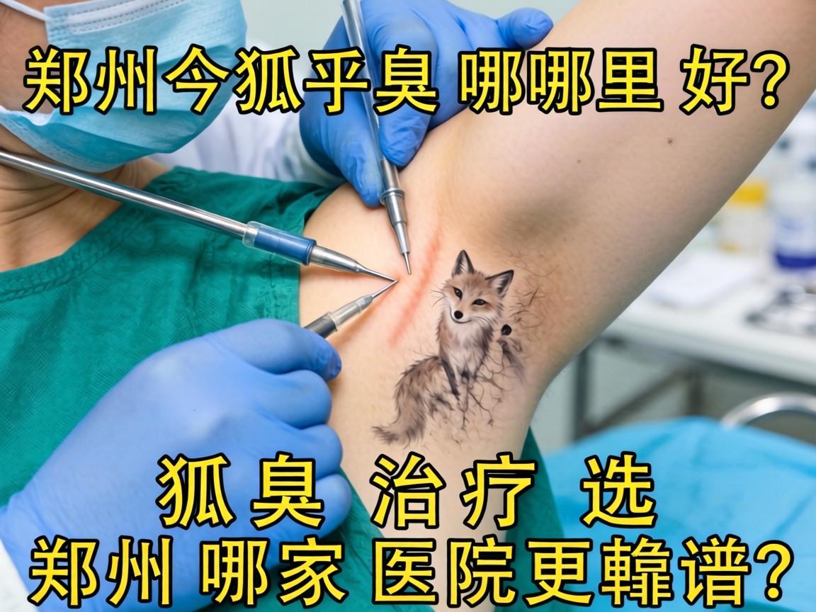 郑州狐臭手术哪里好？狐臭治疗选郑州哪家医院更靠谱？