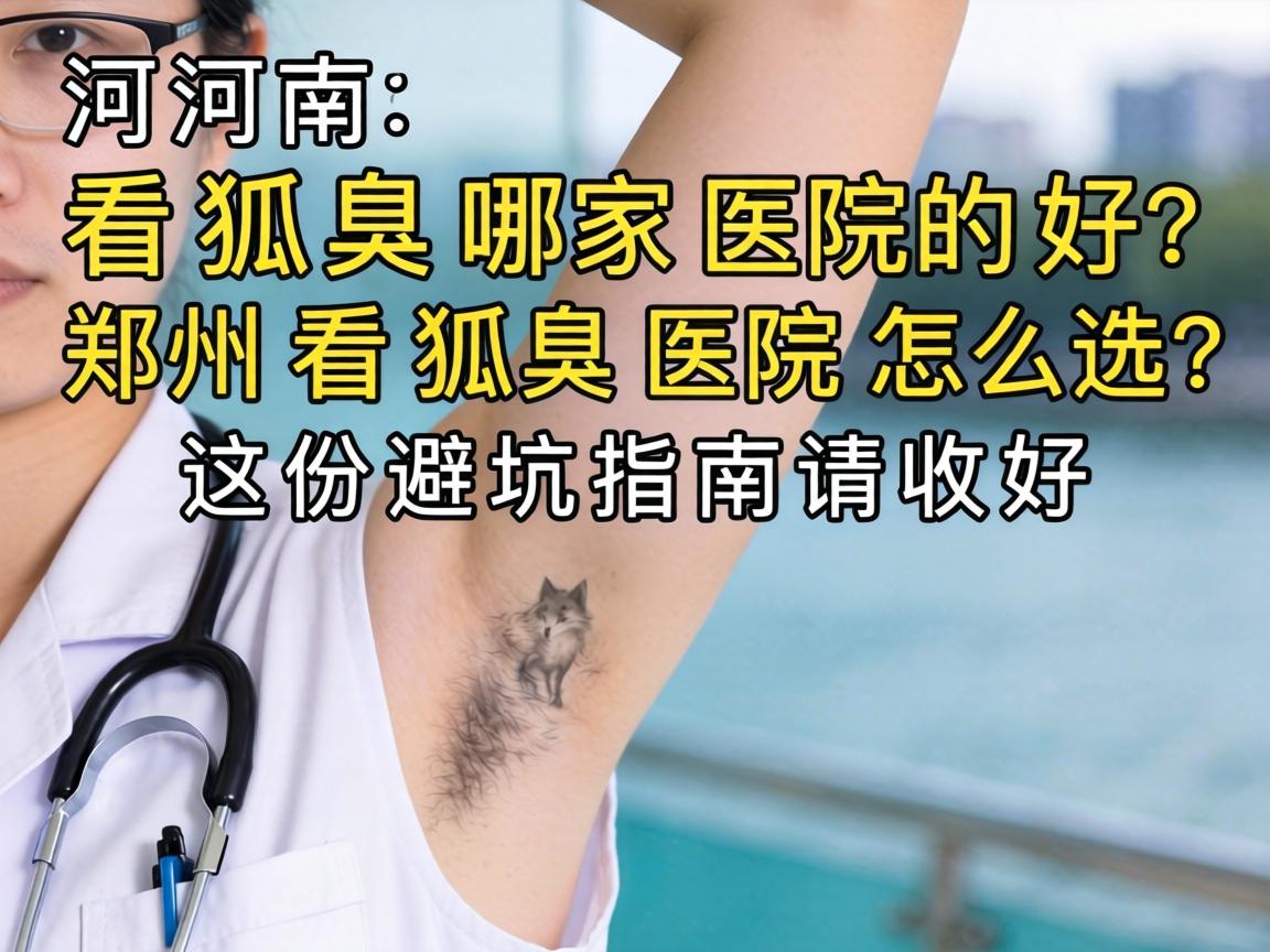 河南看狐臭哪家医院好？郑州看狐臭医院怎么选？这份避坑指南请收好