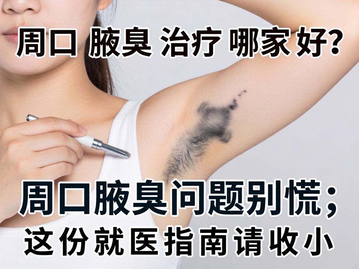 周口腋臭治疗哪家好？周口腋臭问题别慌，这份就医指南请收好