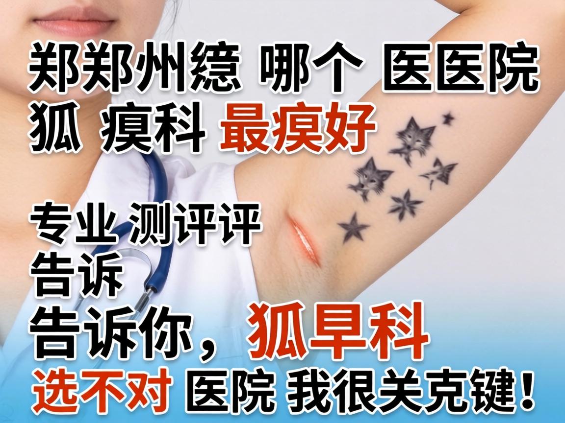 郑州哪个医院狐臭科最好？专业测评告诉你，狐臭科选对医院很关键！