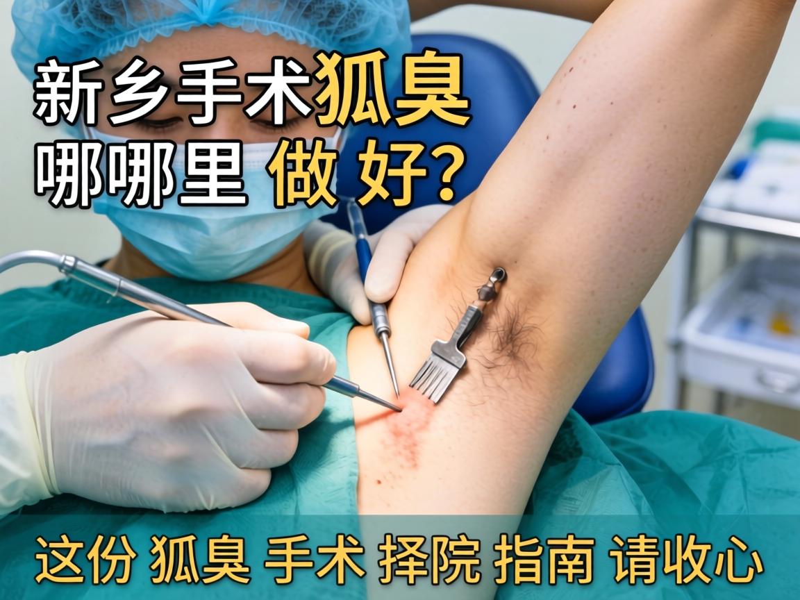 新乡狐臭手术哪里做好？这份狐臭手术择院指南请收好
