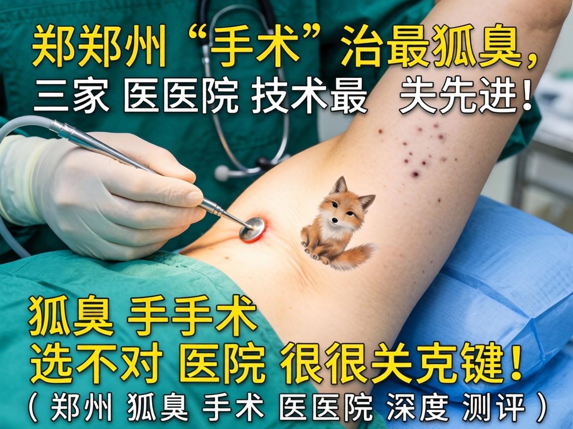 郑州手术治狐臭，这家医院技术最先进！狐臭手术选对医院很关键（郑州狐臭手术医院深度测评）