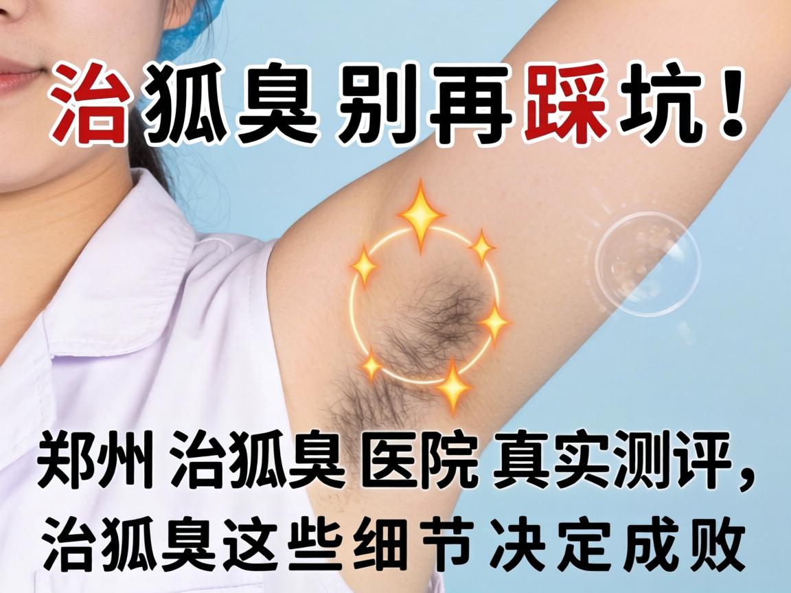 治狐臭别再踩坑！郑州治狐臭医院真实测评，治狐臭这些细节决定成败