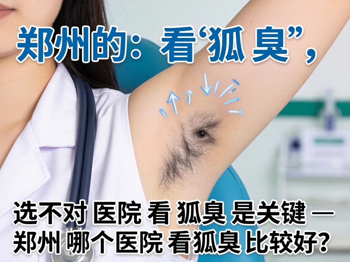 郑州看狐臭，选对医院看狐臭是关键—郑州哪个医院看狐臭比较好？