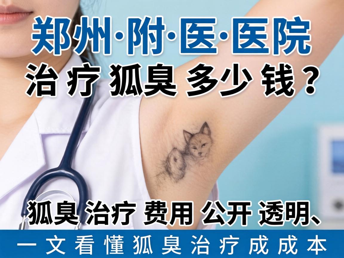 郑州附医医院治疗狐臭多少钱？狐臭治疗费用公开透明，一文看懂狐臭治疗成本