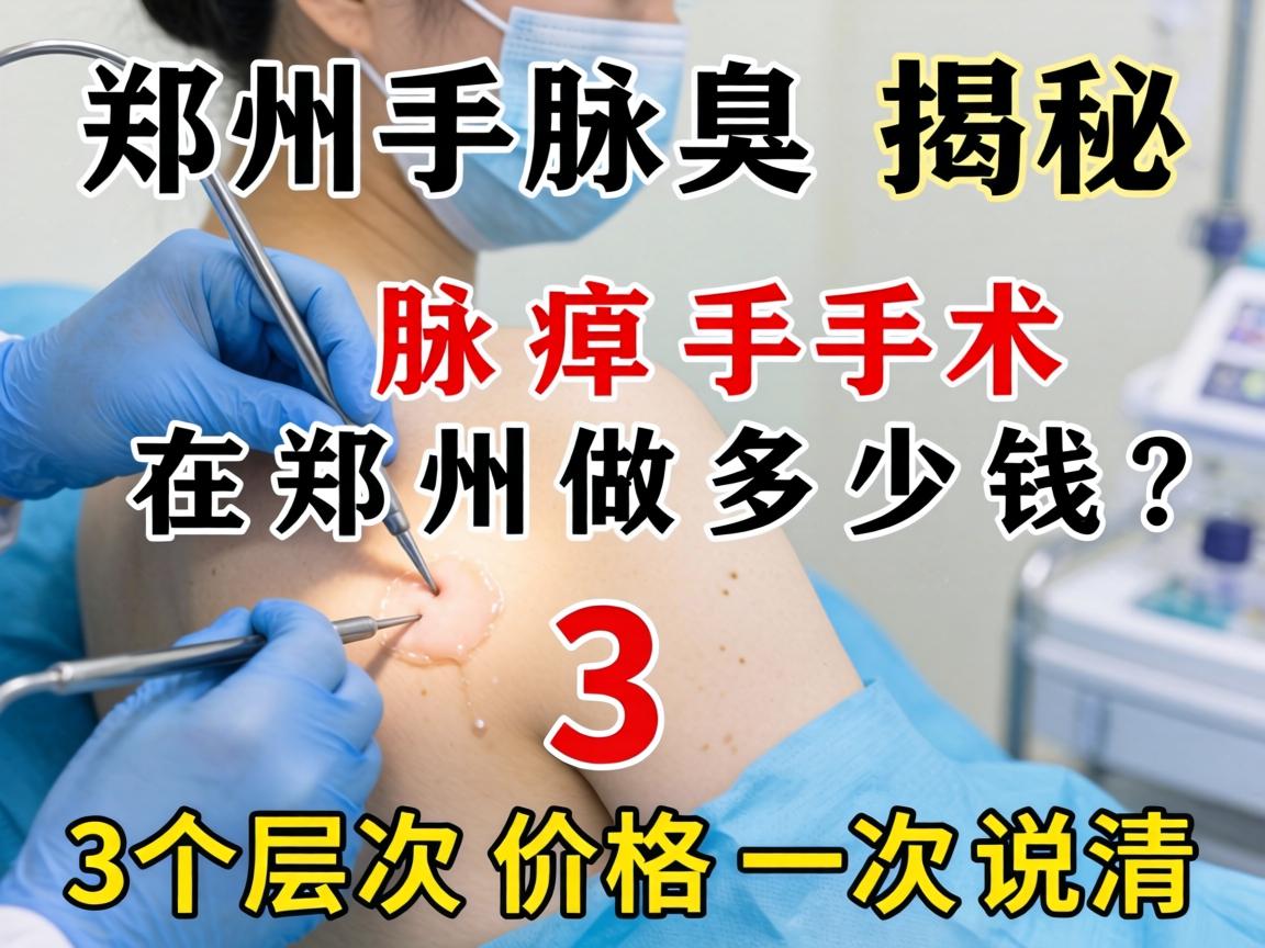 郑州腋臭手术价格揭秘，腋臭手术在郑州做多少钱？3个层次价格一次说清