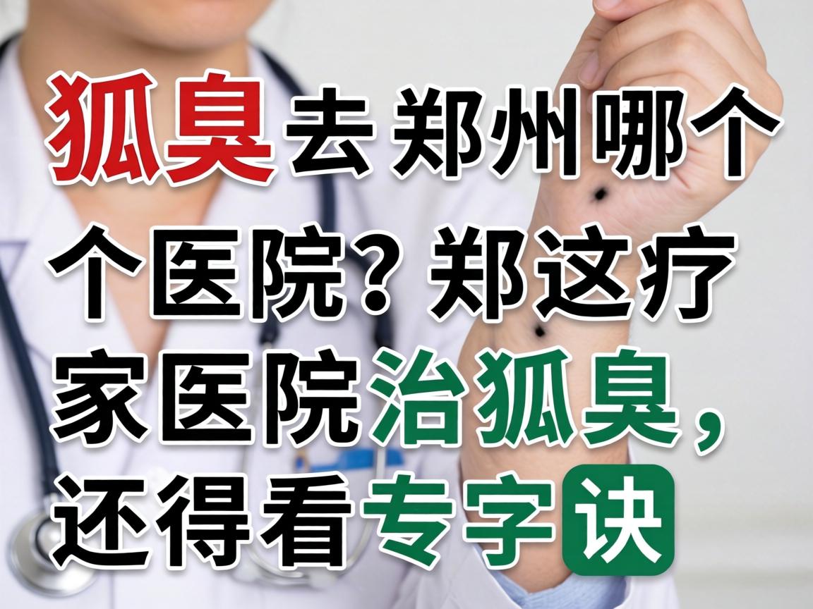 狐臭去郑州哪个医院？郑州这家医院治狐臭，还得看专字诀