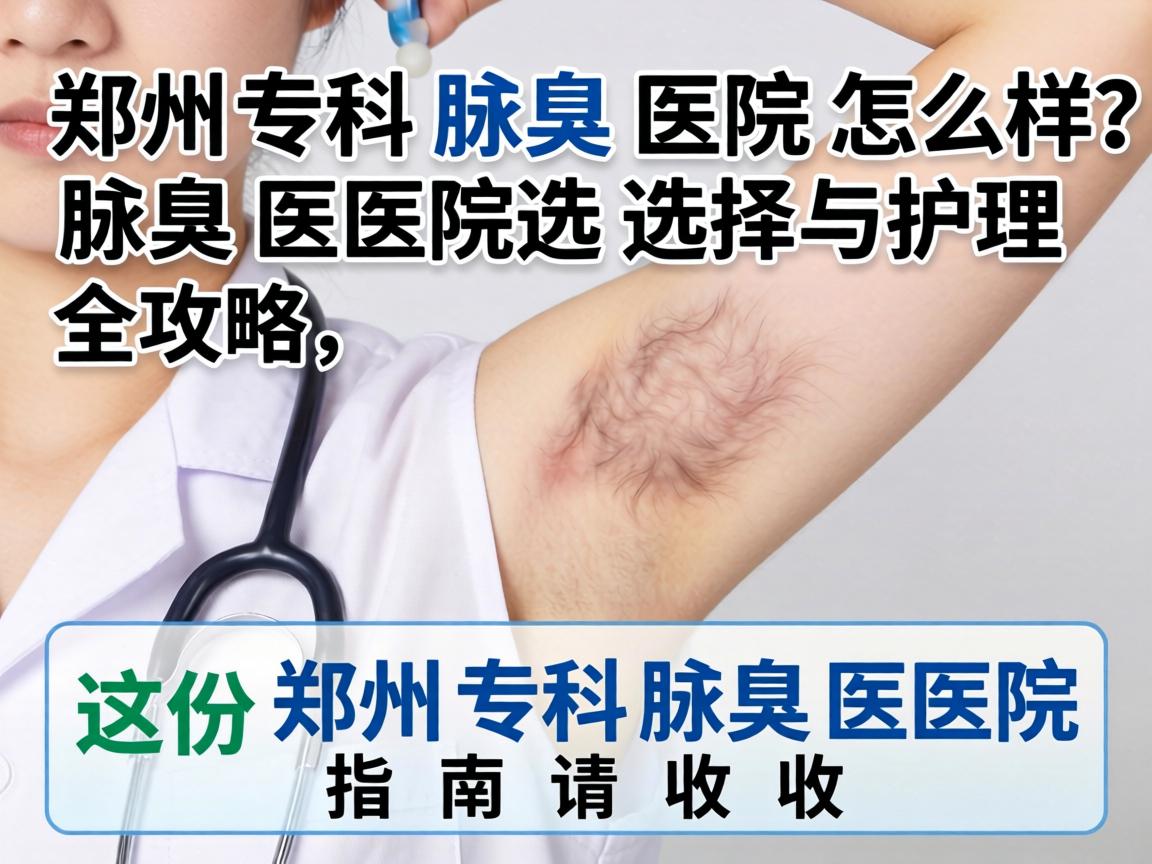 郑州专科腋臭医院怎么样？腋臭医院选择与护理全攻略，这份郑州专科腋臭医院指南请收好