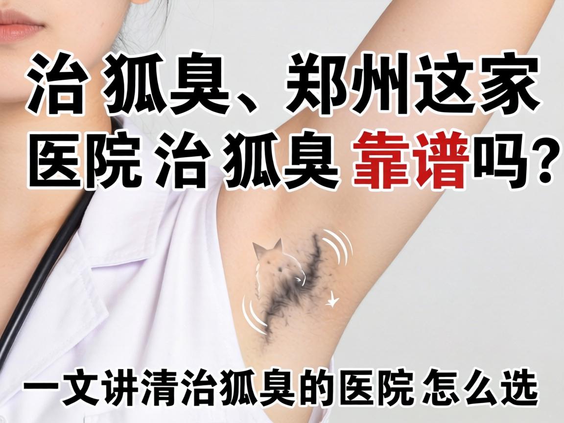 治狐臭，郑州这家医院治狐臭靠谱吗？一文讲清治狐臭的医院怎么选