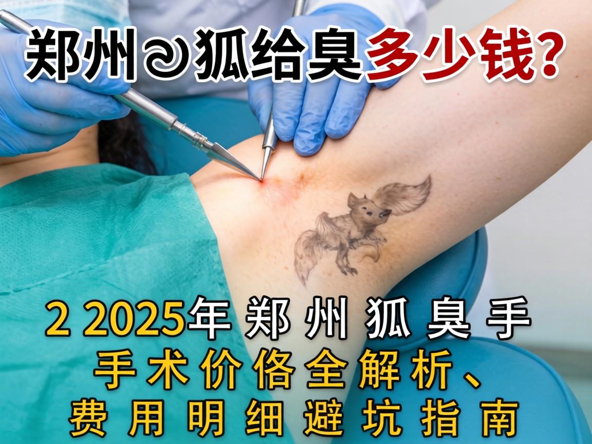 郑州狐臭手术多少钱？2025年郑州狐臭手术价格全解析，费用明细避坑指南