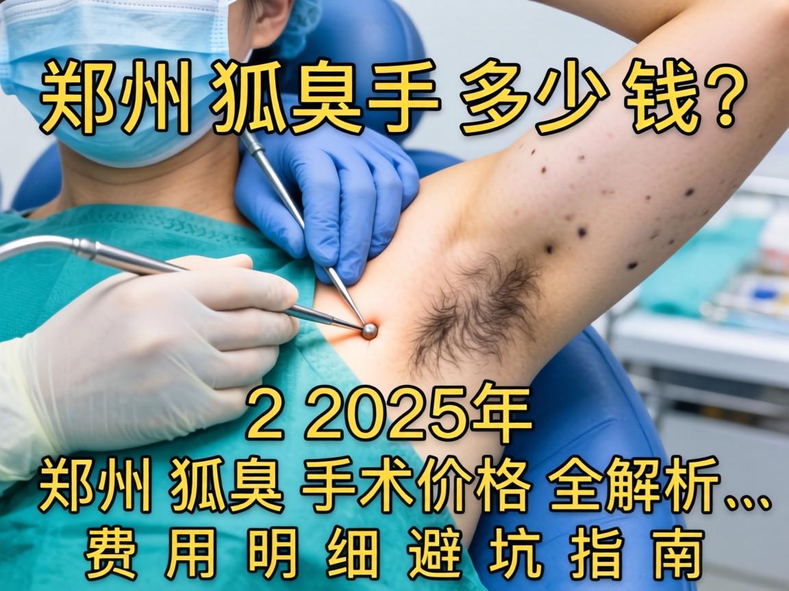 郑州狐臭手术多少钱？2025年郑州狐臭手术价格全解析，费用明细避坑指南