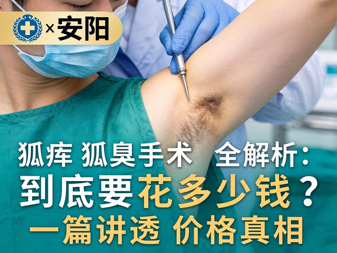 安阳狐臭手术价格全解析，狐臭手术到底要花多少钱？一篇讲透价格真相