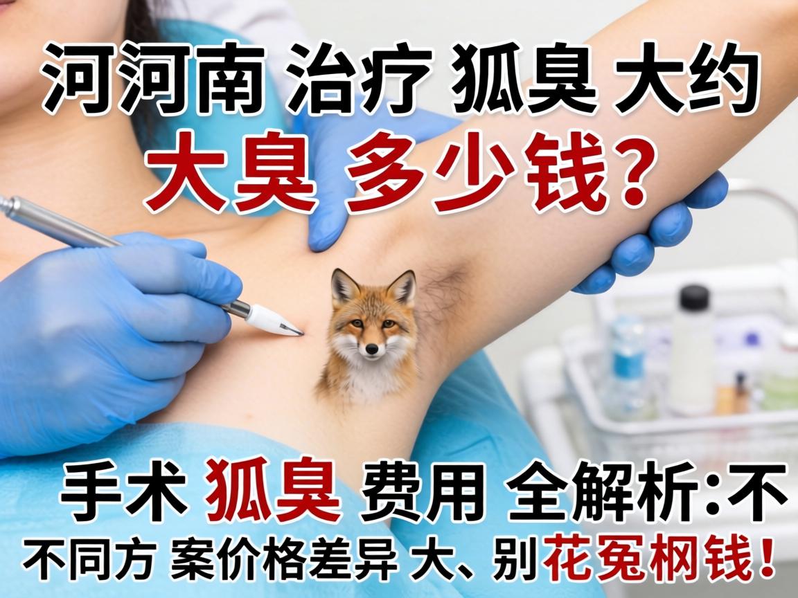 河南治疗狐臭大约多少钱？手术狐臭费用全解析，不同方案价格差异大，别花冤枉钱！