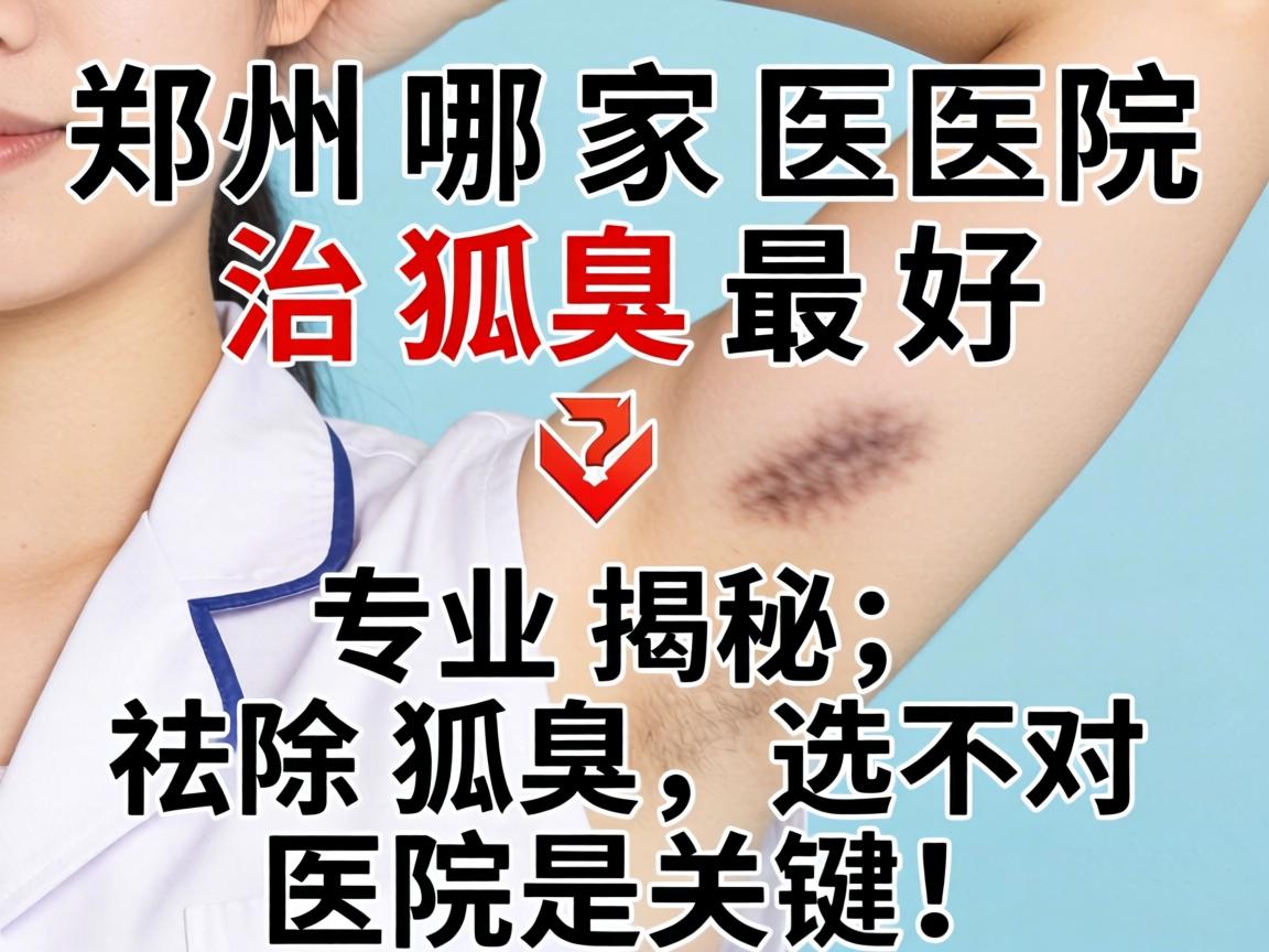 郑州哪家医院治狐臭最好？专业揭秘，祛除狐臭，选对医院是关键！