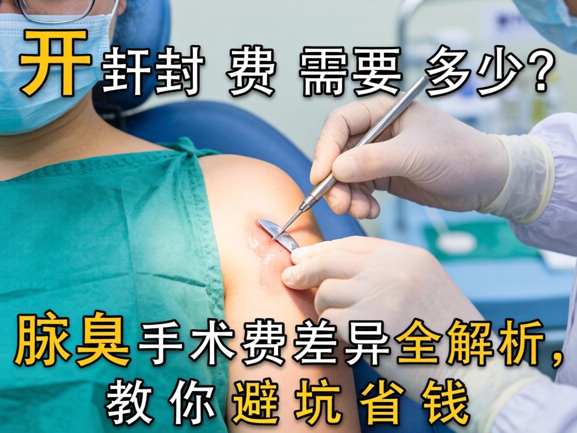 开封腋臭手术费需要多少？腋臭手术费差异全解析，教你避坑省钱