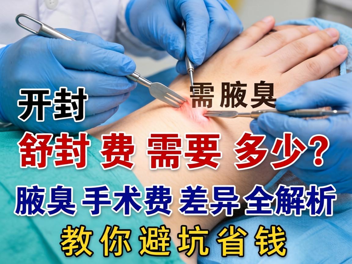 开封腋臭手术费需要多少？腋臭手术费差异全解析，教你避坑省钱