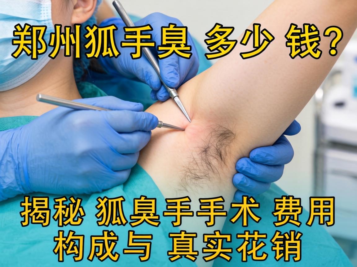 郑州狐臭手术多少钱？揭秘狐臭手术费用构成与真实花销