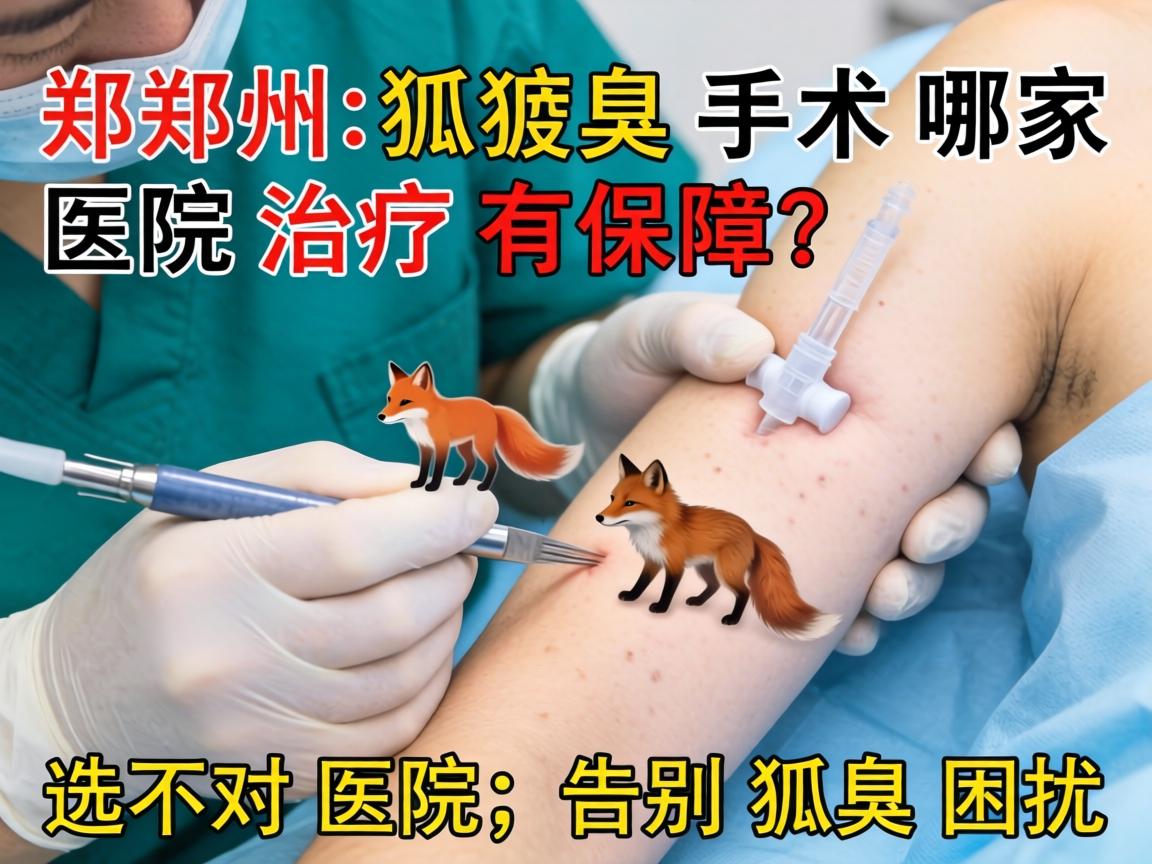 郑州狐臭手术哪家医院治疗有保障？选对医院，告别狐臭困扰