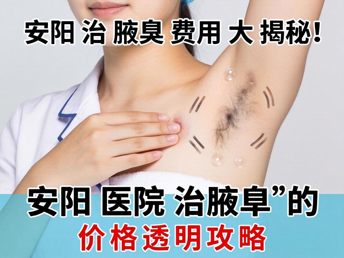 安阳治腋臭费用大揭秘！安阳医院治腋臭的价格透明攻略