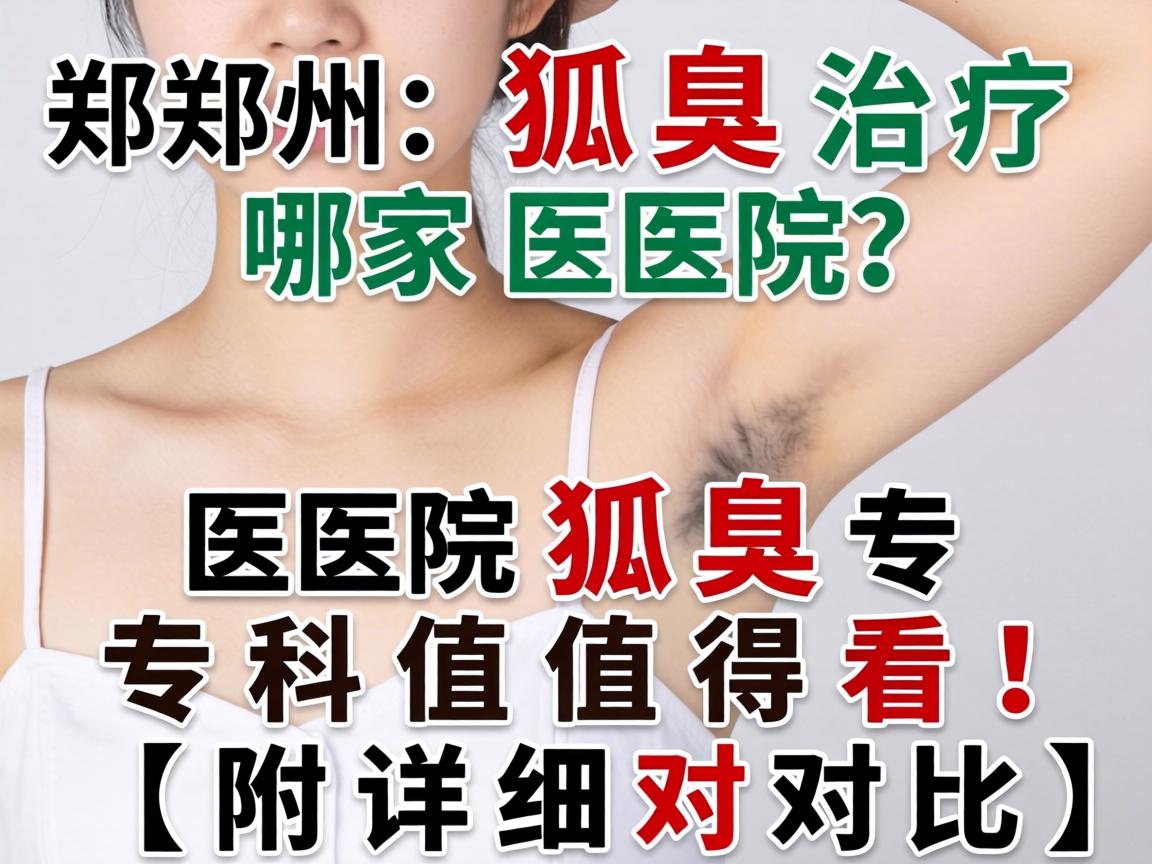 郑州狐臭治疗哪家医院？这几家医院狐臭专科值得看！附详细对比）