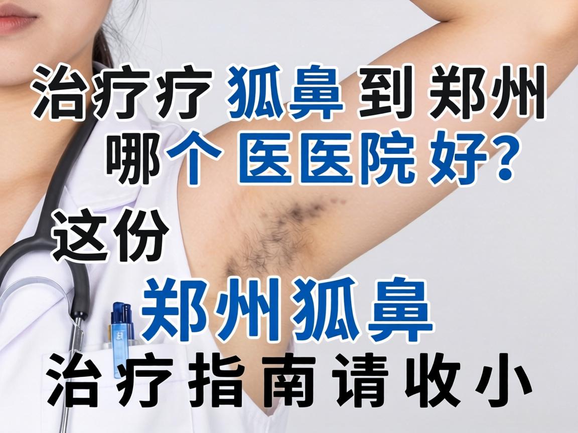治疗狐臭到郑州哪个医院好？这份郑州狐臭治疗指南请收好