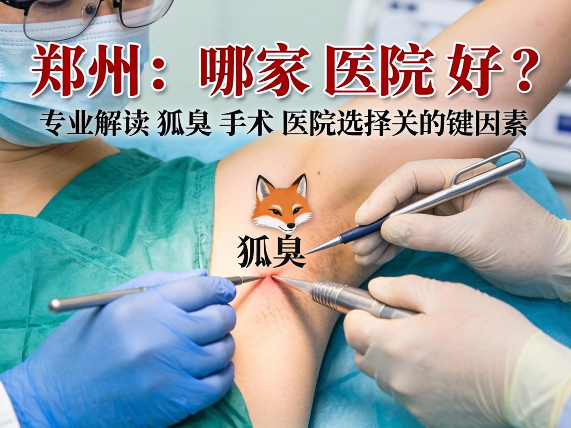 郑州狐臭手术哪家医院好？专业解读狐臭手术医院选择的关键因素