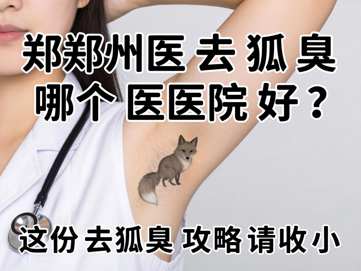 郑州去狐臭哪个医院好？这份去狐臭攻略请收好