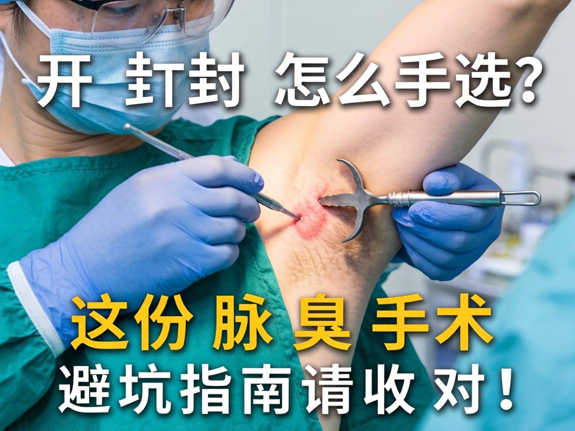 开封腋臭手术怎么选？这份腋臭手术避坑指南请收好！
