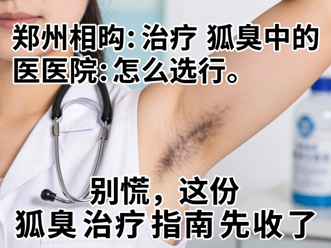 郑州治疗狐臭的医院怎么选？别慌，这份狐臭治疗指南先收好