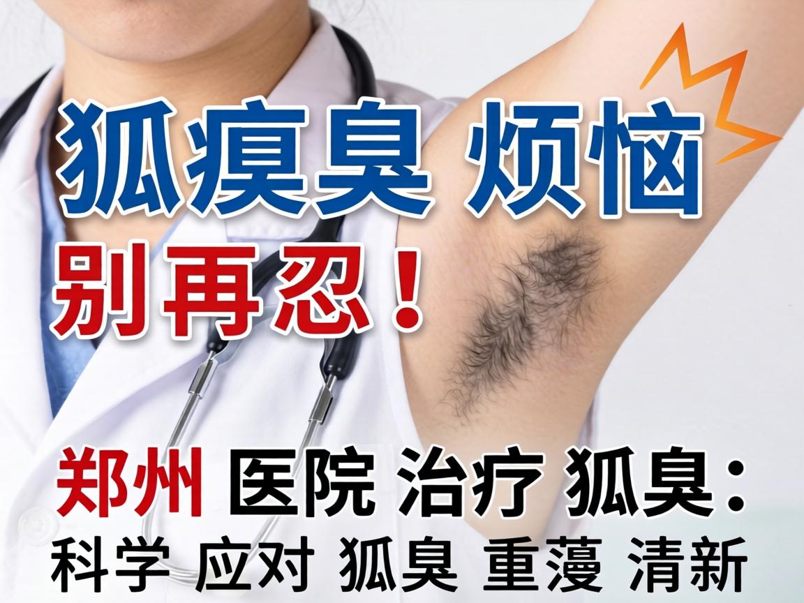 狐臭烦恼别再忍!郑州医院治疗狐臭,科学应对狐臭重获清新 狐臭烦恼别再忍!郑州医院治疗狐臭,科学应对狐臭重获清新