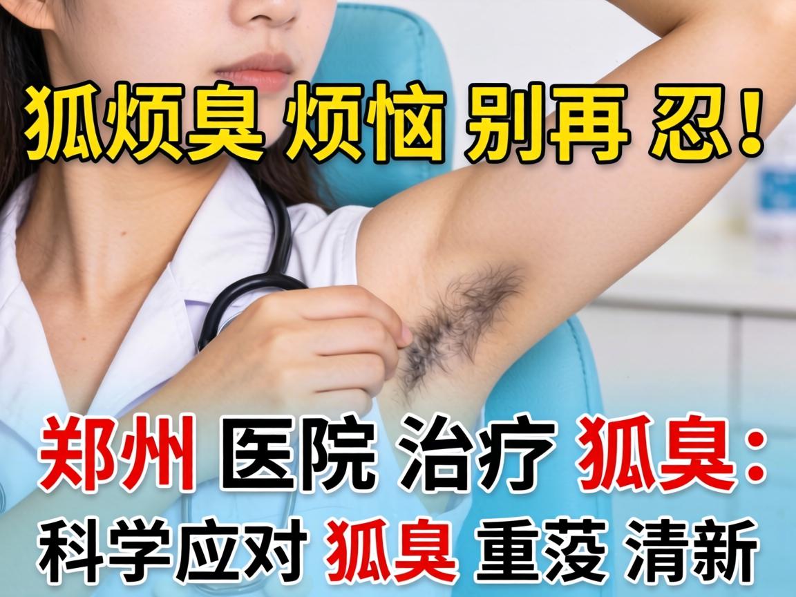狐臭烦恼别再忍!郑州医院治疗狐臭,科学应对狐臭重获清新 狐臭烦恼别再忍!郑州医院治疗狐臭,科学应对狐臭重获清新