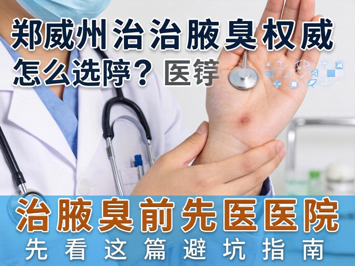郑州治腋臭权威医院怎么选？治腋臭前先看这篇避坑指南