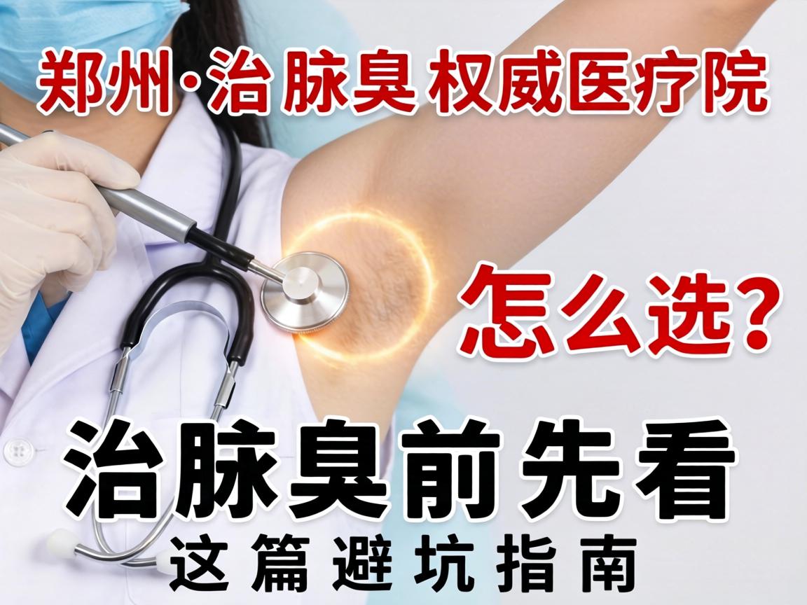 郑州治腋臭权威医院怎么选？治腋臭前先看这篇避坑指南